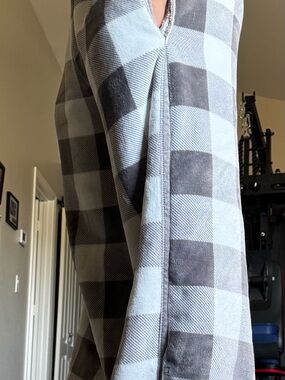 Upcycled baggy pajama pants/sweatpants from blanket made by me